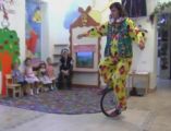 услуга Клоун-жонглер на моноцикле